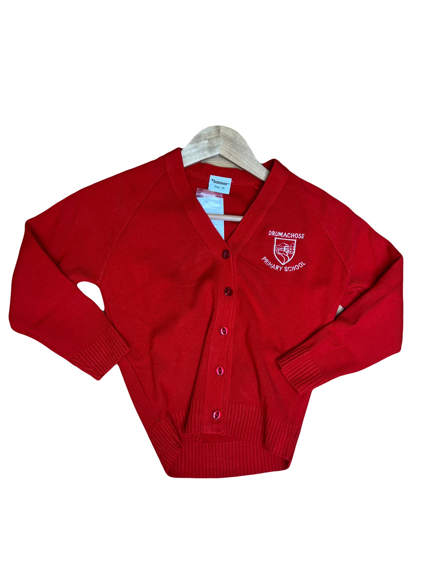 Banner - Drumachose Primary School Cardigan - Red