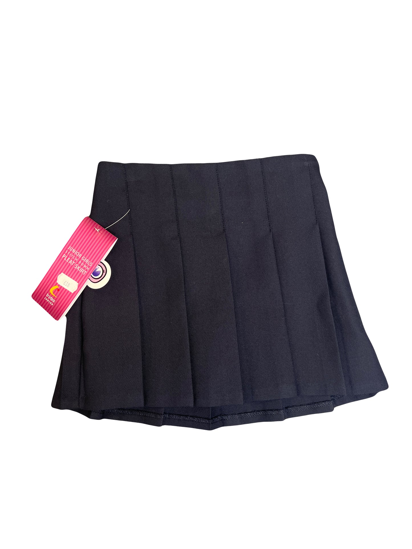 Trutex - Full Pleat Skirt - Navy