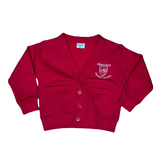 Banner - Drumachose Primary School Sweat Cardi - Red