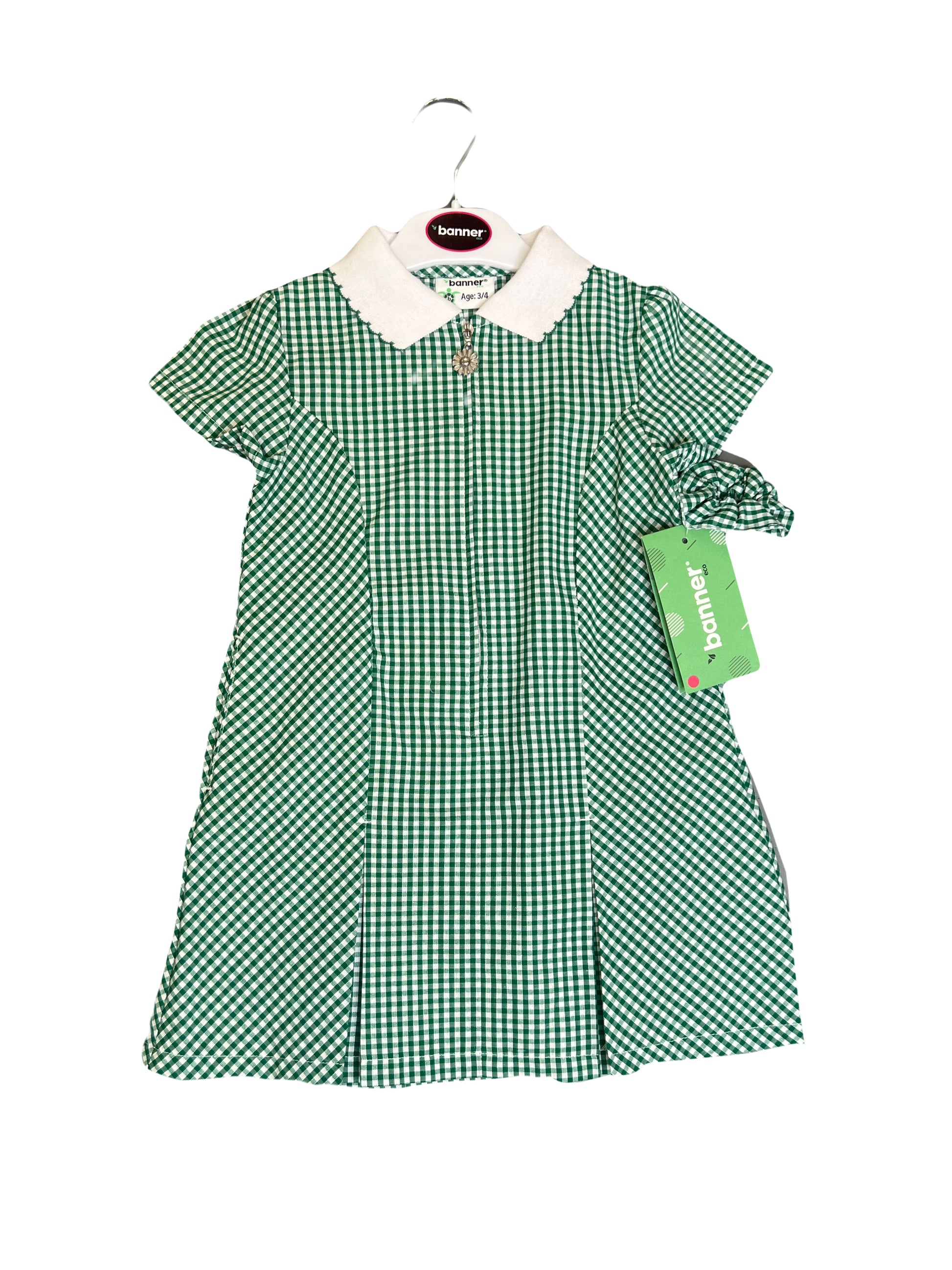 chaps green dress Chaps Navy & Green Ruched Dress Petite