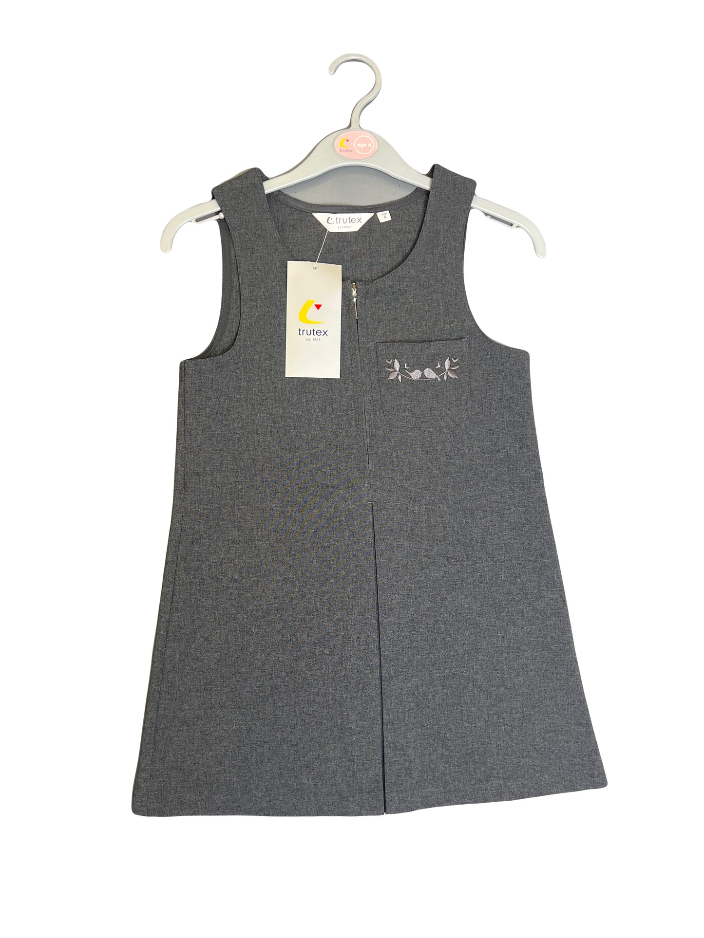 Trutex - JZP Embroidered Pinafore - Grey