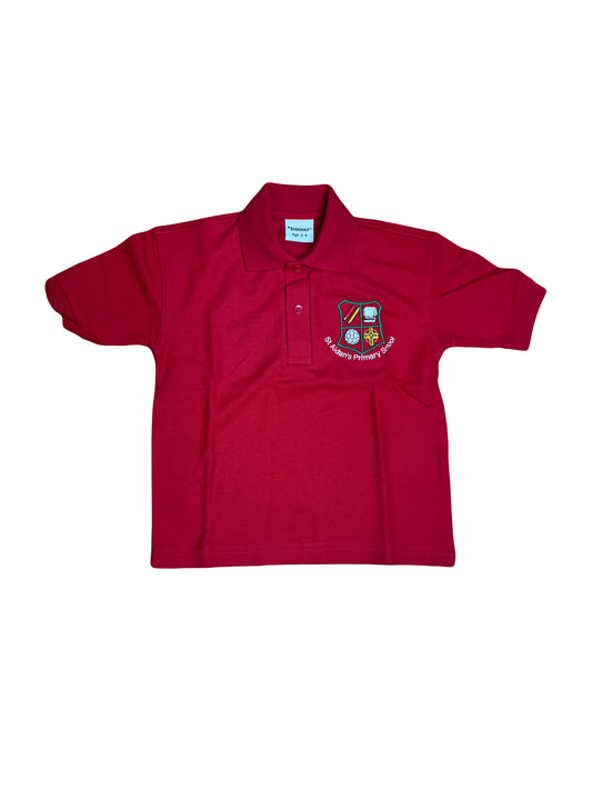 Banner - St Aidans Primary School Polo Shirt - Red