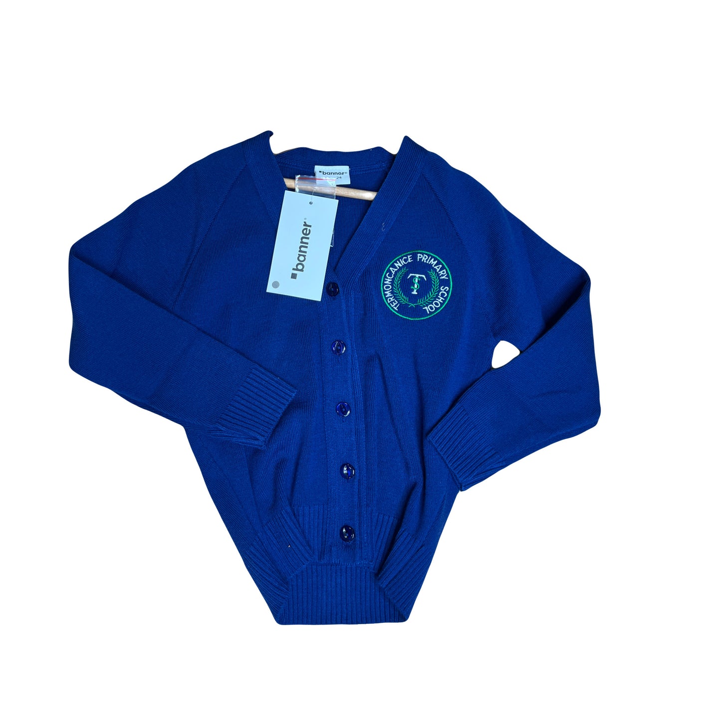 Banner - Termoncanice Primary School Cardigan - Blue