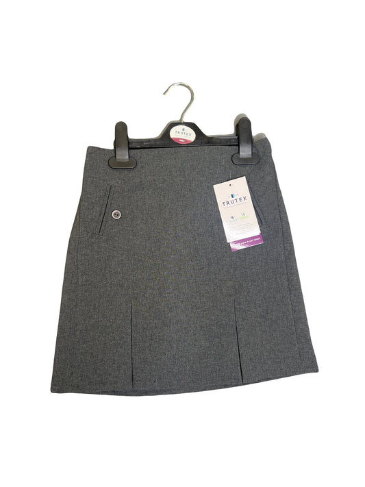 Trutex - 2 Pleat Skirt - Grey