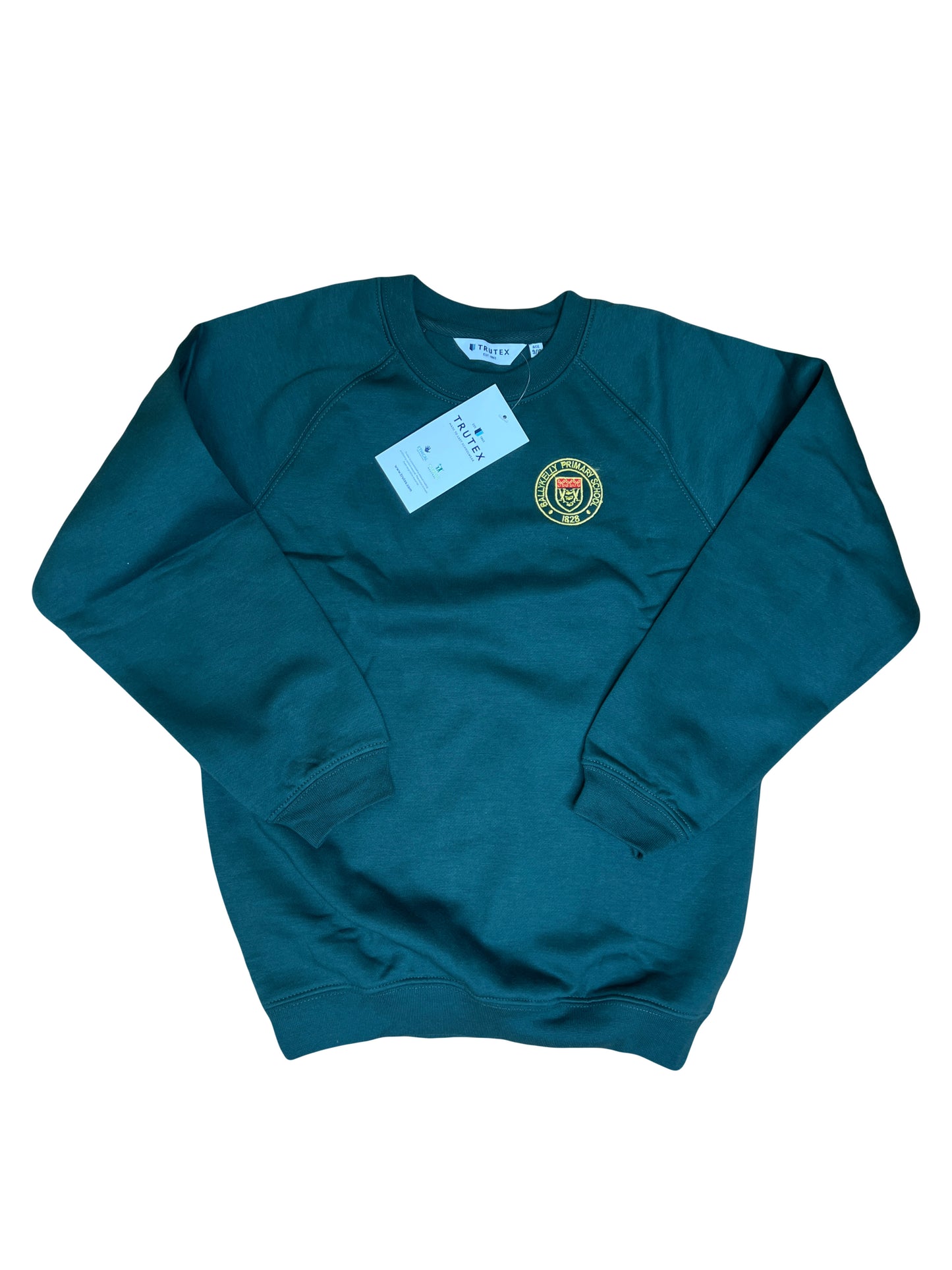 Trutex- Ballykelly Primary School Sweatshirt - Bottle Green