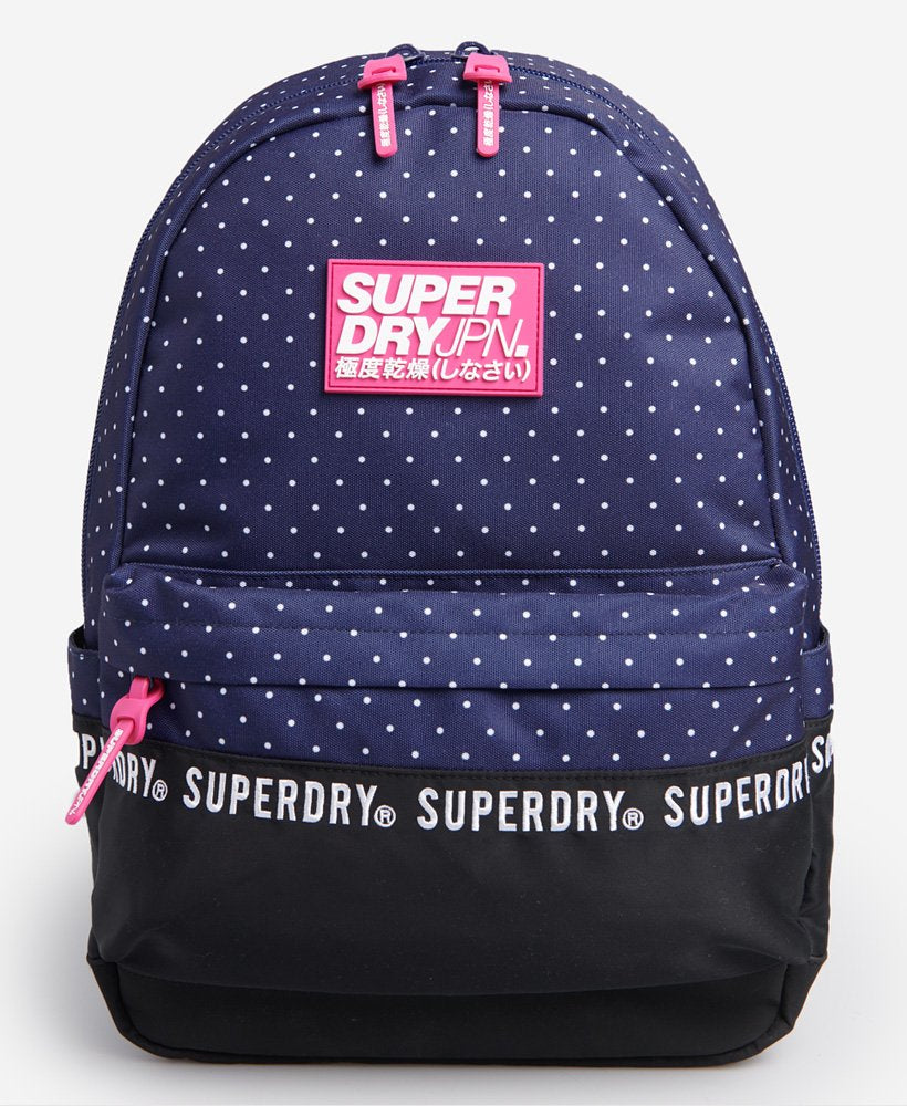 Superdry - Repeat Series Montana Schoolbag - Navy Dot