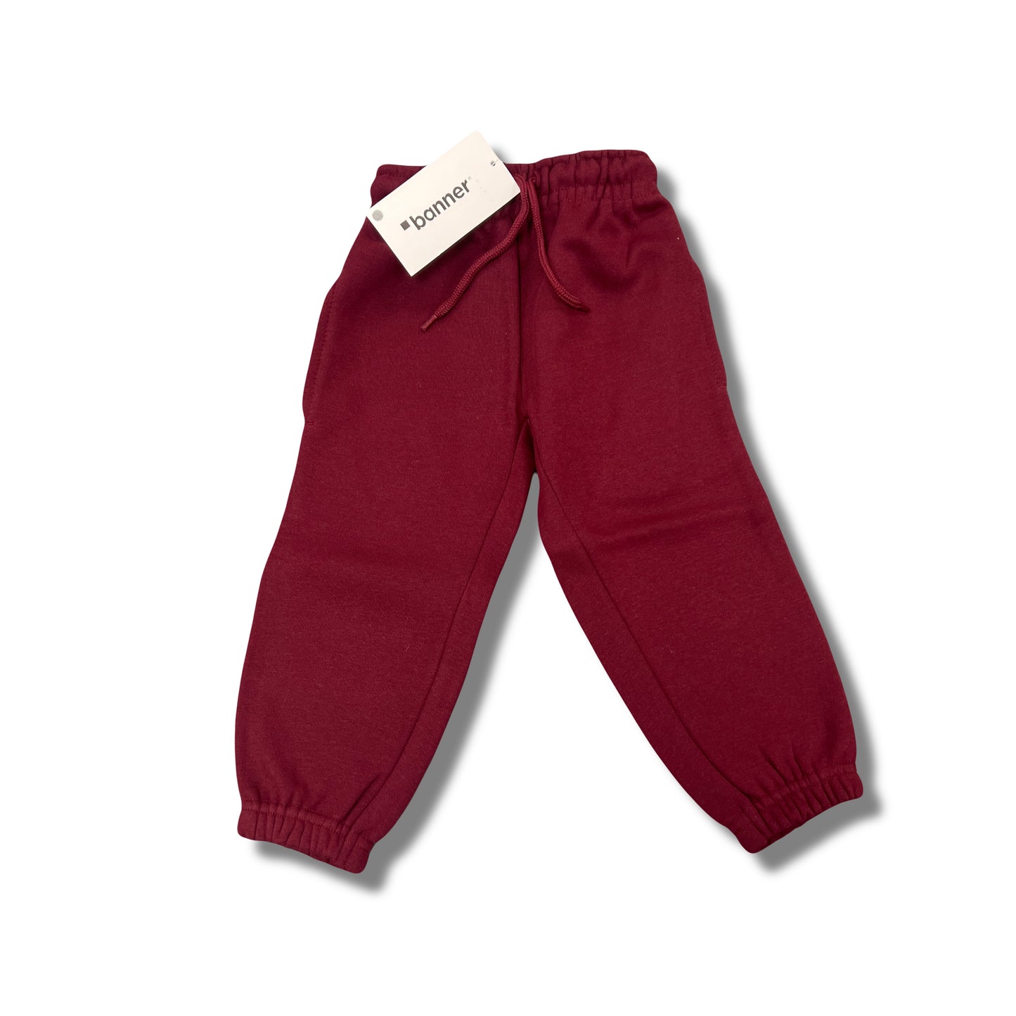 Banner - Fleece Elasticated Jogger - Burgundy