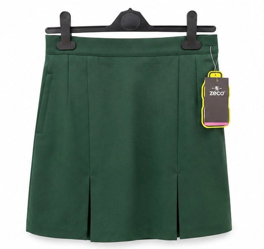 Zeco - St Mary's Limavady Kick-Pleated Skirt - Green