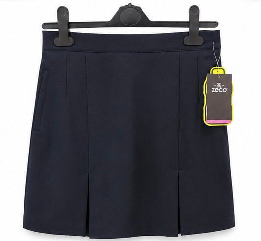 Zeco - Limavady Grammar School Kick-Pleated Skirt - Navy